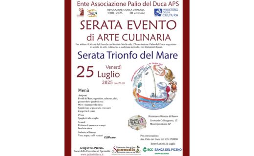 Serata Trionfo del Mare