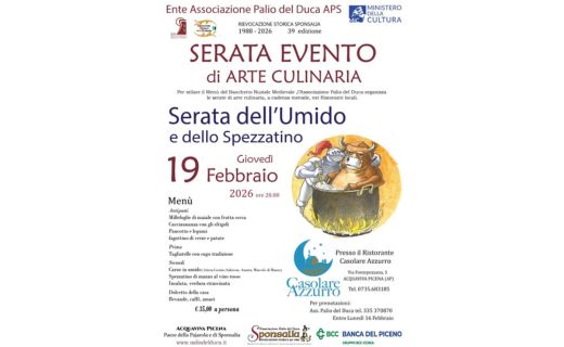 Serata dell Umido e dello Spezzatino 2026