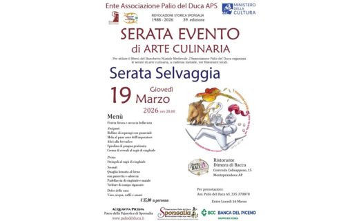 Serata Selvaggia 2026